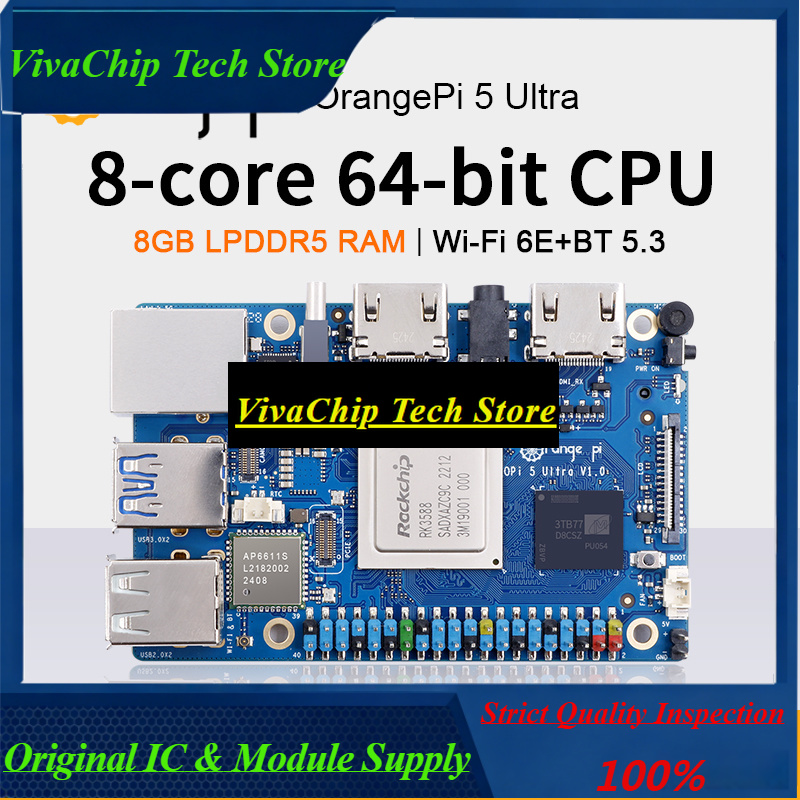 VivacpOrange Pi 5 Ultra 8GB Ra - Rk3588 Mini Pc Board recension och pris