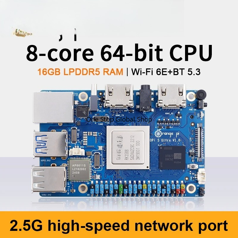 Pi 5 Ultra 16g Ram Rk3588 Ddr5 - Rk3588 Mini Pc Board recension och pris
