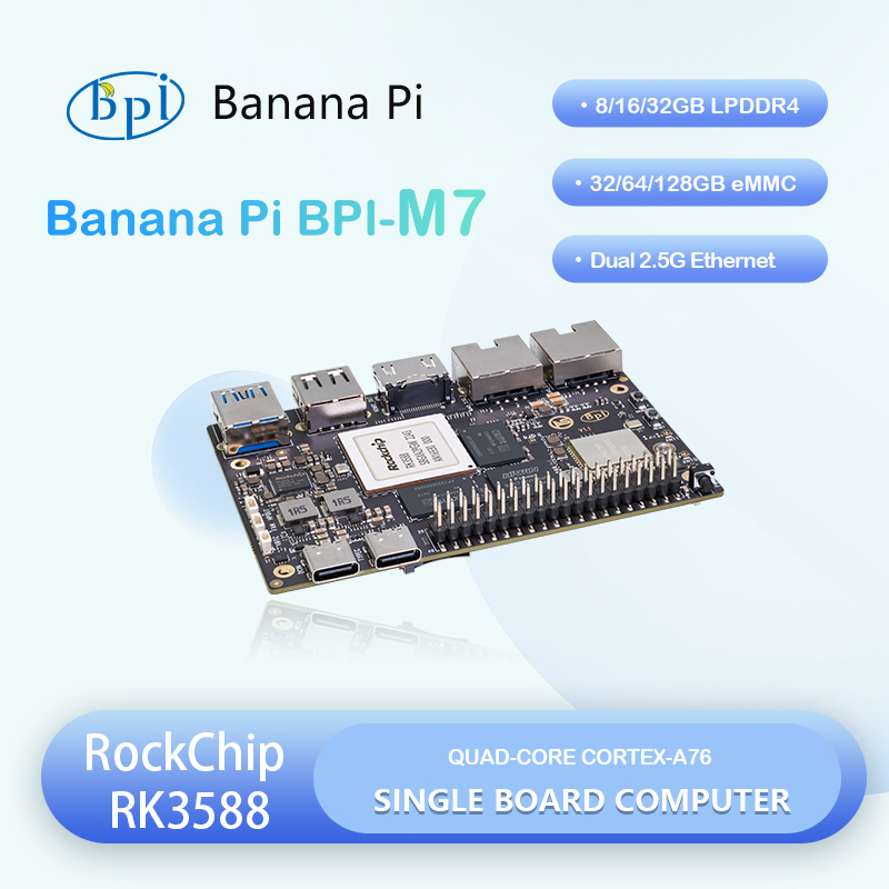 Banana Pi Bpi-m7 Rockchip Rk35 - Banana Pi Bpi M7 Rk3588 recension och pris