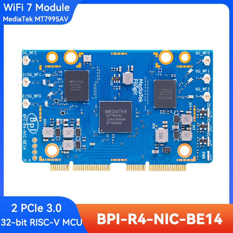 Banana Pi BPI-R4-NIC-BE14 WiFi - Bananapi Bpi R4 Wifi 7 recension och pris