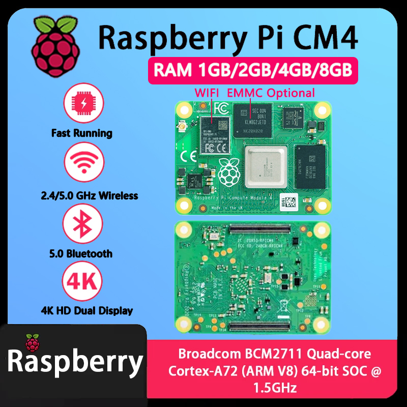Raspberry Pi CM4 1GB/2GB/4GB/8 - Compute Module 4 32Gb Wifi recension och pris