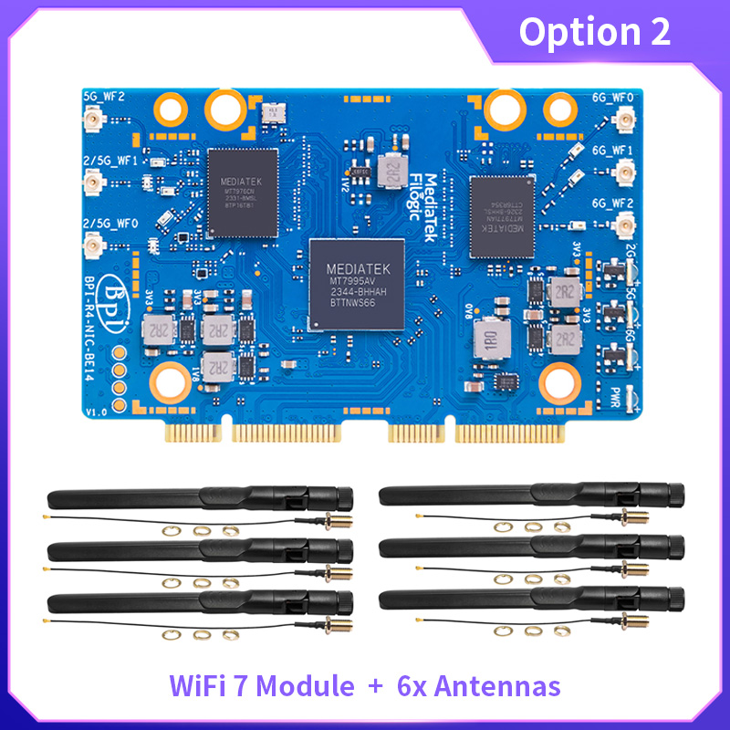 BPI-R4-NIC-BE14 WiFi 7 Module  - Bananapi Bpi R4 Wifi 7 recension och pris