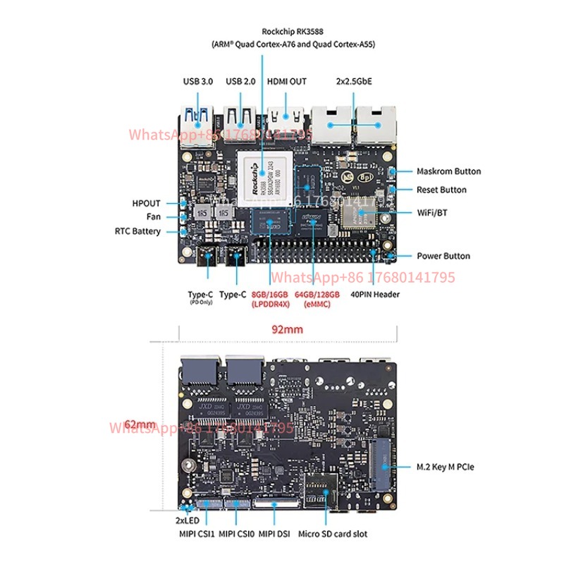 RK3588 Single Board Computer S - Banana Pi Bpi M7 Rk3588 recension och pris