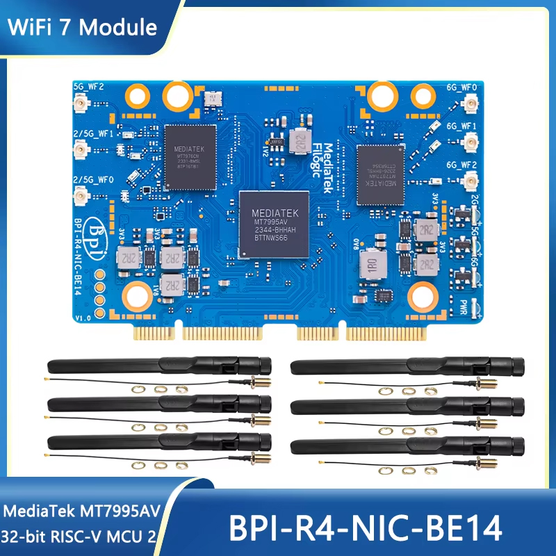 Banana Pi BPI-R4-NIC-BE14 WiFi - Bananapi Bpi R4 Wifi 7 recension och pris