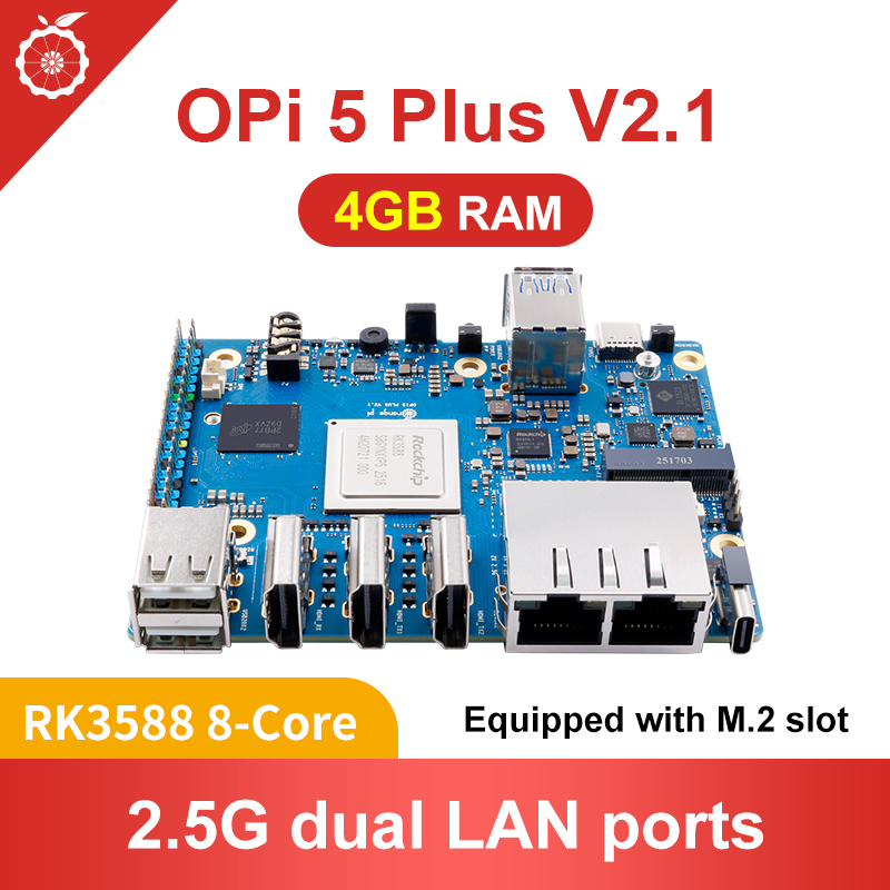 Orange Pi 5 Plus 4GB V2.1 Sing - Orange Pi 5 Plus 32Gb recension och pris