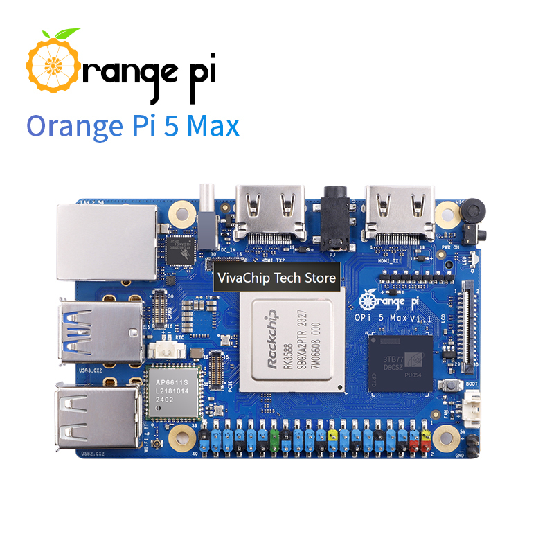 VivaChip TechOrange Pi 5 Max S - Orange Pi 5 Max Rk3588 recension och pris